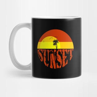 Beautiful Sunset Illustration Mug